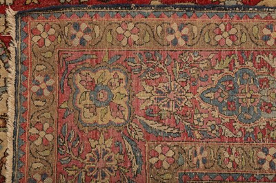 Lot 46 - A FINE ISFAHAN RUG, CENTRAL PERSIA