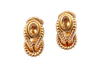 Lot 133 - Cartier l A pair of earclips