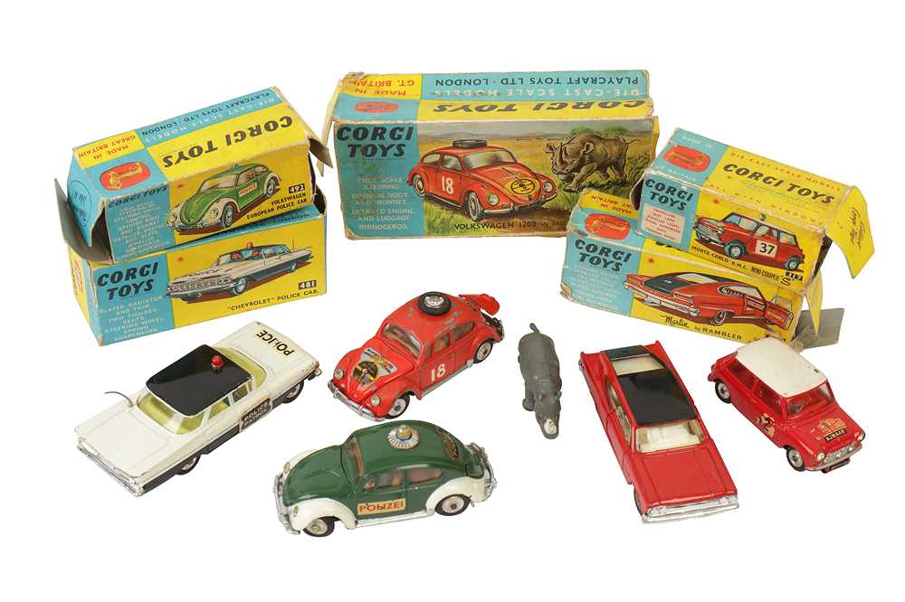 Lot 589 - CORGI TOYS, A CHEVROLET POLICE CAR 481