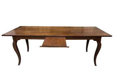 Lot 161 - A FRENCH PROVINCIAL FRUITWOOD FARMHOUSE TABLE, 19TH CENTURY