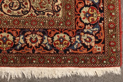 Lot 100 - AN ISFAHAN RUG, CENTRAL PERSIA
