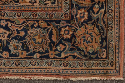 Lot 10 - A FINE KASHAN RUG, CENTRAL PERSIA