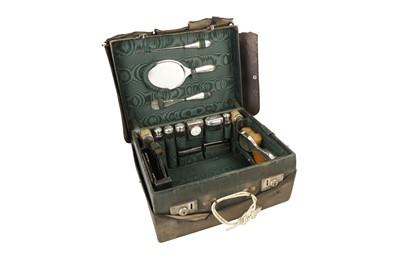 Lot 40 - A VICTORIAN TRAVELLING VANITY CASE