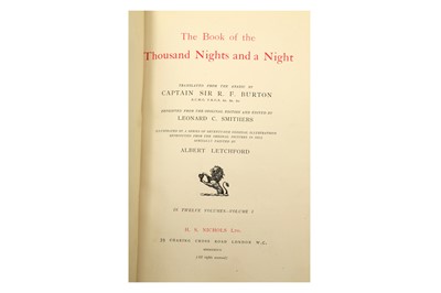 Lot 662 - THE BOOK OF THE THOUSAND NIGHTS AND A NIGHT