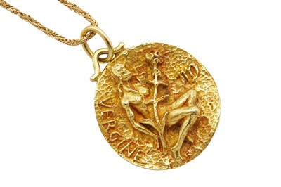 Lot 173 - A Zodiac pendant necklace