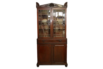 Lot 617 - A REGENCY MAHOGANY BOOKCASE, IN THE MANNER OF THOMAS HOPE