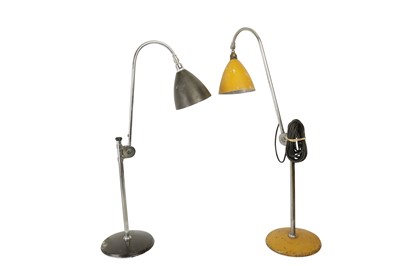 Lot 511 - A BESTLITE BL 1 CHROME STEEL AND PATINATED LAMP, MID 20TH CENTURY