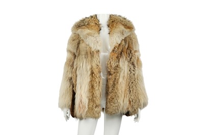 Lot 240 - Hermes Beige Coyote Short Fur Coat