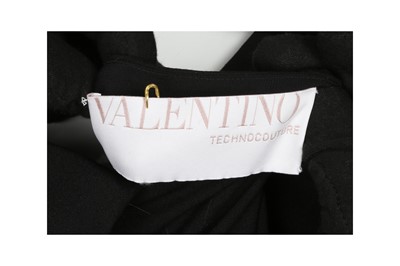 Lot 414 - Valentino Technocouture Black Bow Dress - Size 44