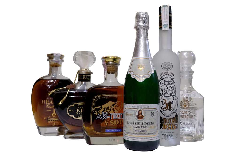 Lot 185 - A fascinating collection of Ukrainian and Crimean Spirits