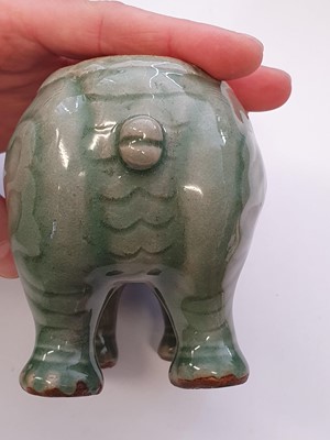 Lot 331 - A CHINESE LONGQUAN CELADON 'LUDUAN' INCENSE BURNER AND COVER.