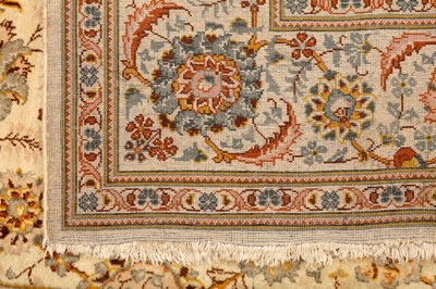 Lot 90 - A FINE KASHAN RUG, CENTRAL PERSIA