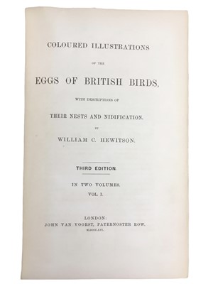 Lot 641 - Ornithology.- Hewitson. Eggs
