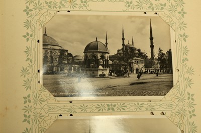 Lot 704 - A POST-CARD ALBUM OF TURKEY