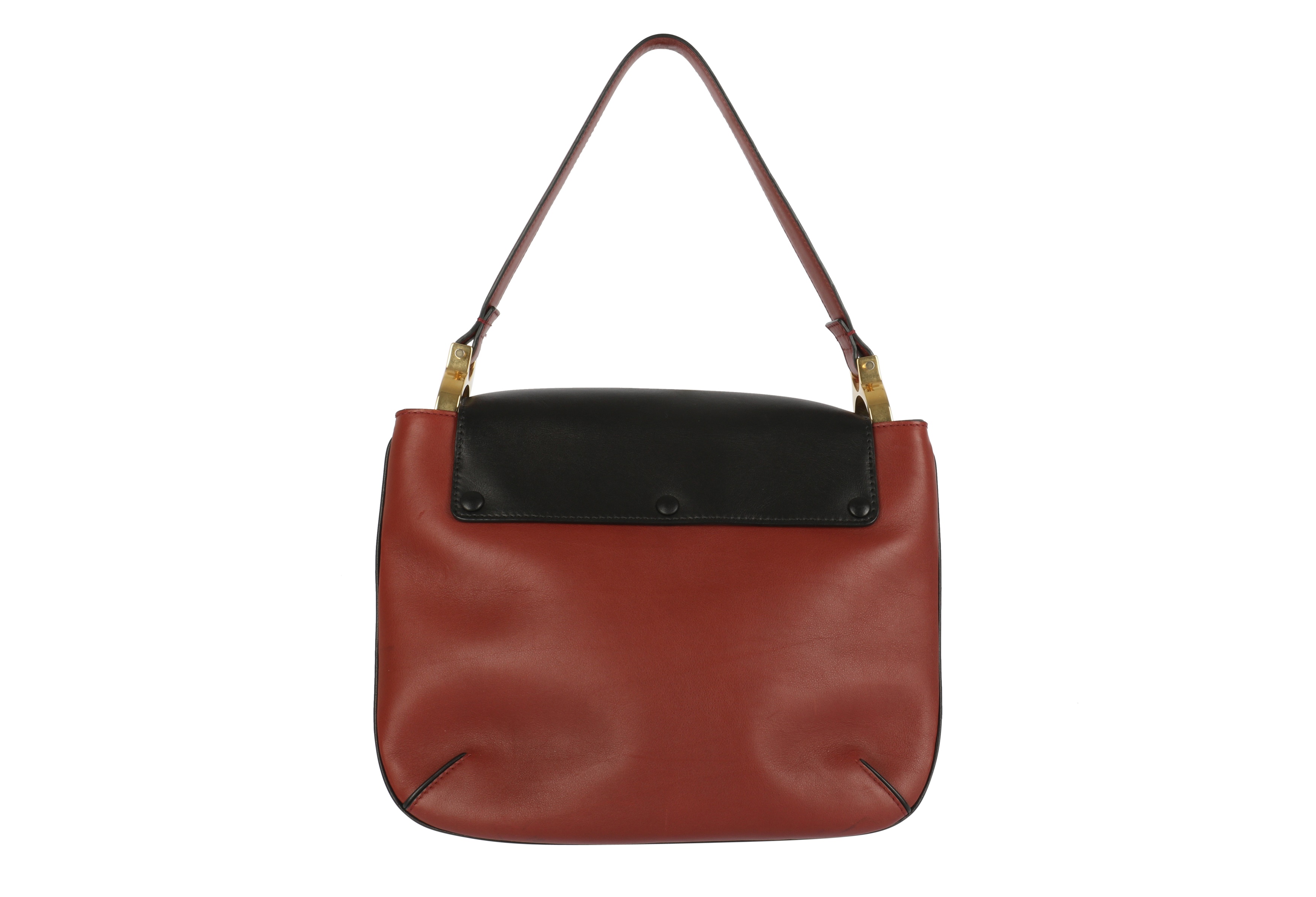 Lot 626 - Chloe Burgundy Tri Colour Flap Bag