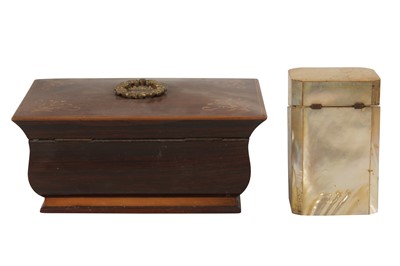 Lot 126 - A MOTHER OF PEARL NECESSAIRE, 19TH CENTURY