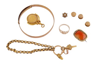 Lot 67 - A GROUP OF JEWELLERY