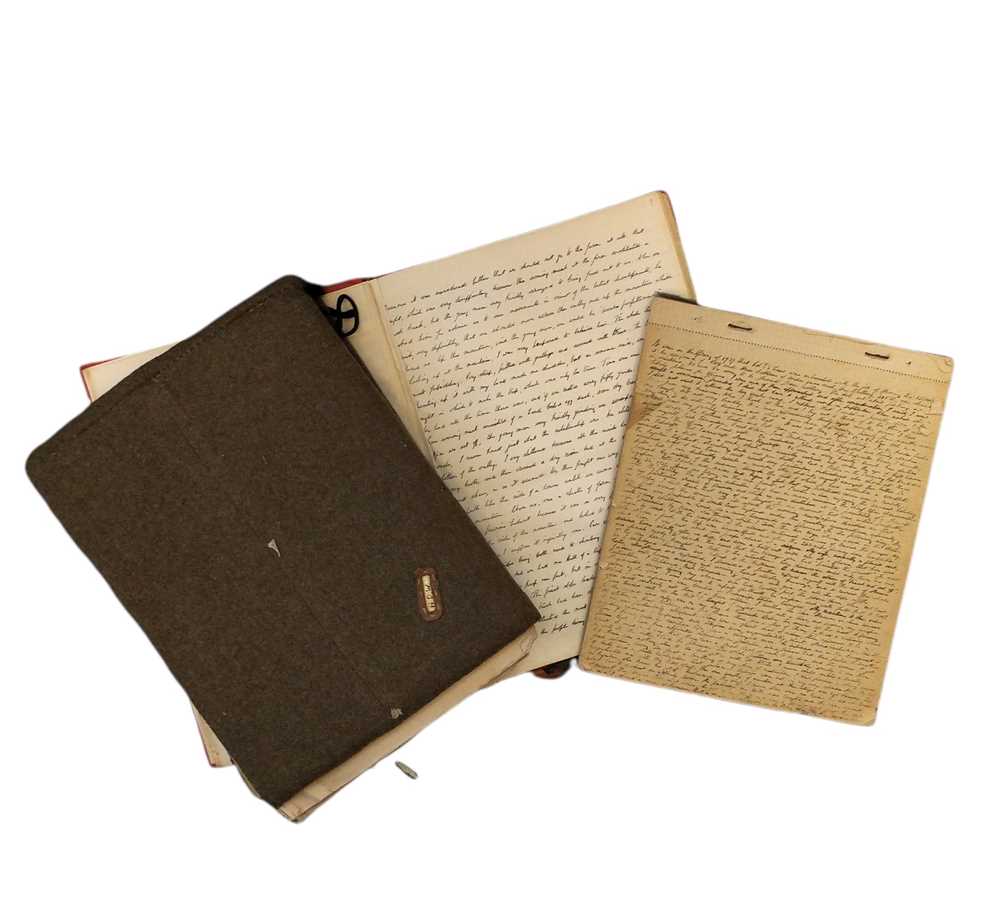 Lot 1146 - WWII Interest.- Manuscript Diary