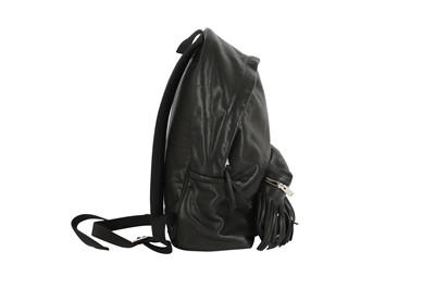 Lot 481 - Saint Laurent Black Delave Fringe Backpack