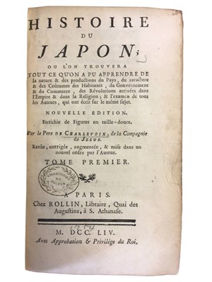 Lot 699 - Charlevoix:Histoire du Japon ...