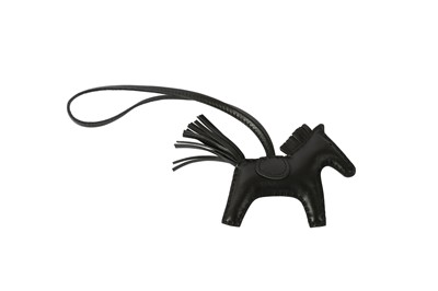 Lot 431 - Hermes Black Rodeo PM Charm