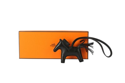 Lot 431 - Hermes Black Rodeo PM Charm