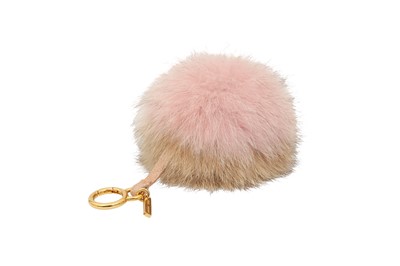 Lot 26 - Fendi Pink Fur Pom Pom Bag Charm