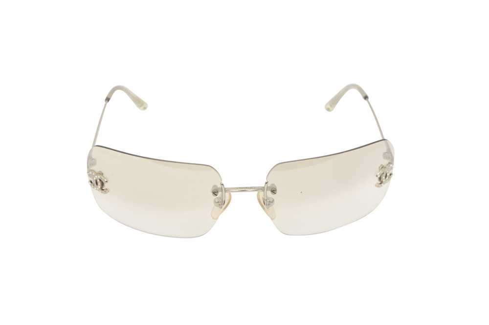 CHANEL Sunglasses CC Aviators Rimless  Chelsea Vintage Couture