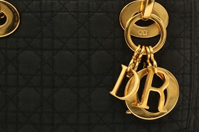 Lot 311 - Christian Dior Black Mini Lady Dior Bag
