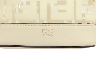 Lot 371 - Fendi White Vinyl Mon Tresor Mini Bag