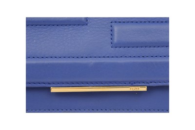 Lot 108 - Fendi Vitello Blue Tube Wallet On Chain