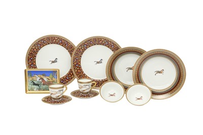 Lot 71 - Hermes 'Cheval d'Orient' Porcelain Set For Two