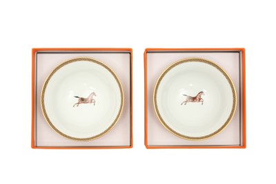 Lot 71 - Hermes 'Cheval d'Orient' Porcelain Set For Two