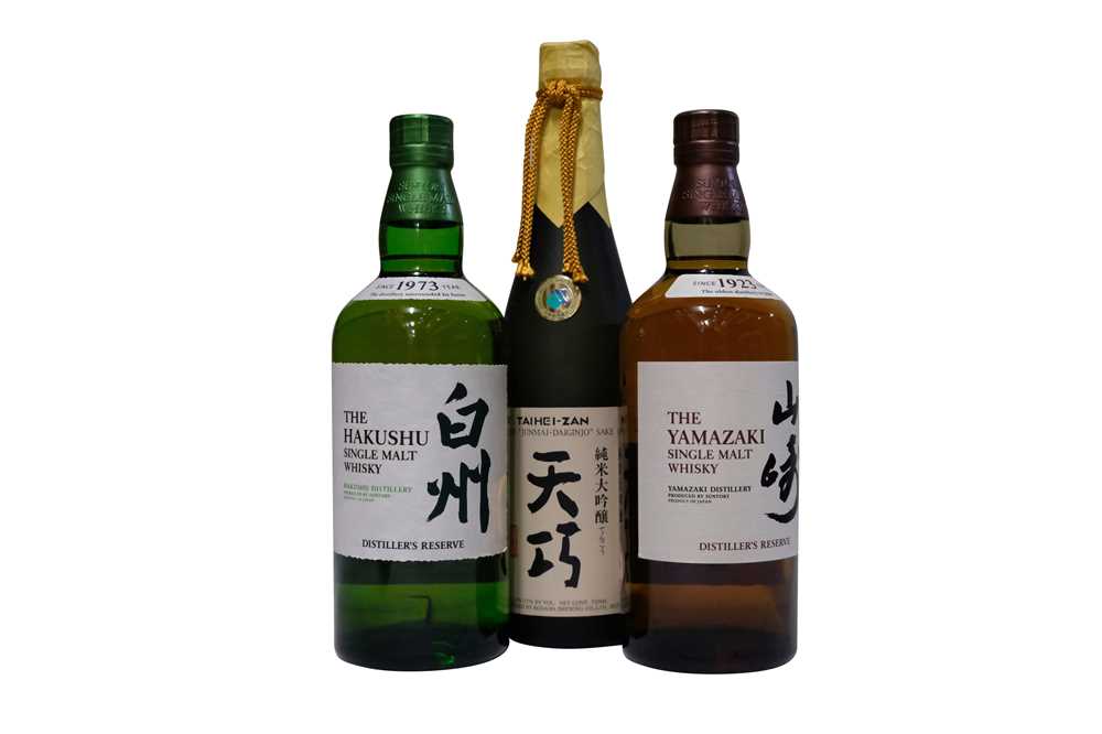 Lot 155 - Japanese Whiskey and Sake Trio