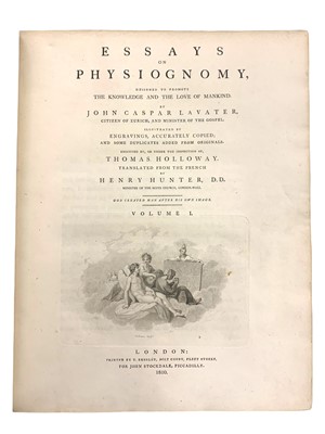 Lot 175 - Lavater: Essays on Physiognomy. 1810