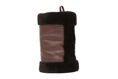 Lot 215 - Hermes Brown Pole Nord Fur Hand Muff
