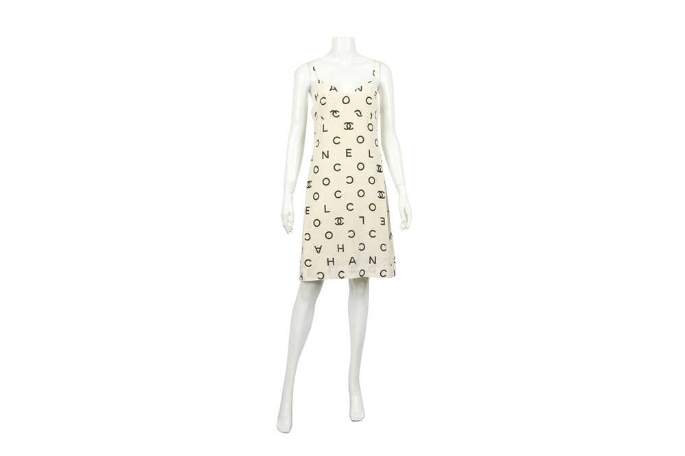 vintage chanel eloise silk dress Long dress - Silk satin, white Fashion
