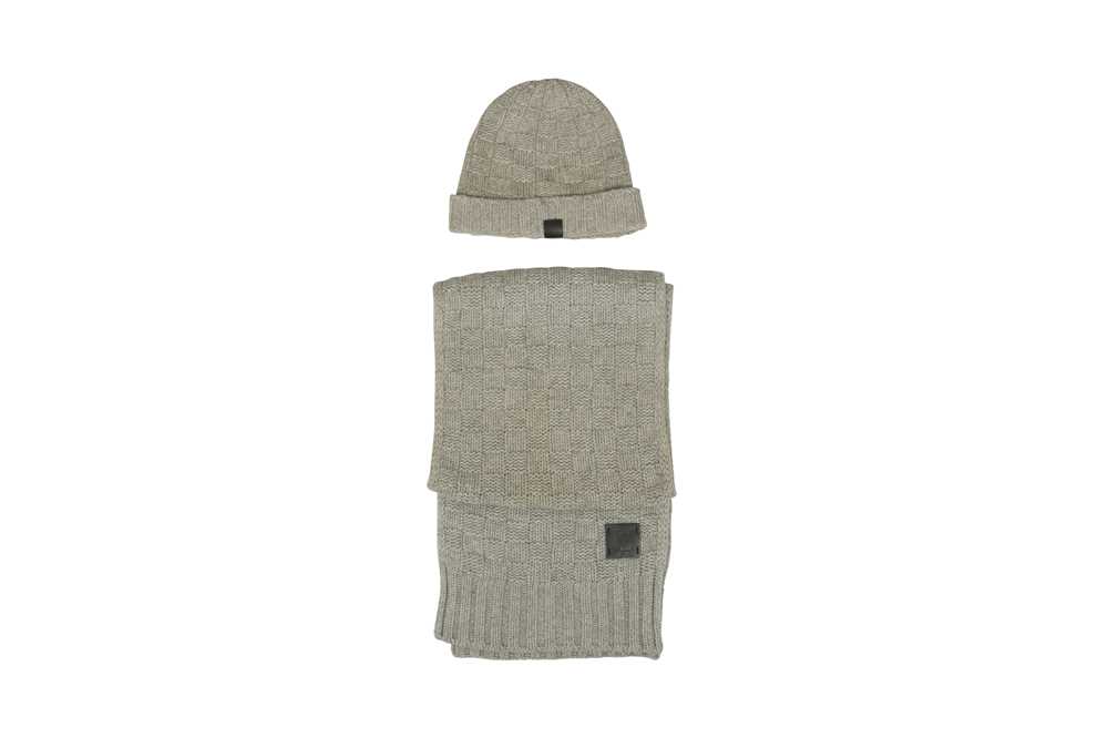 Louis Vuitton Helsinki Damier Cashmere Beanie - Grey Hats