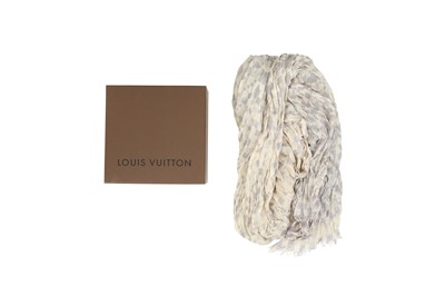 Lot 113 - Louis Vuitton Damier Azur Cashmere Scarf