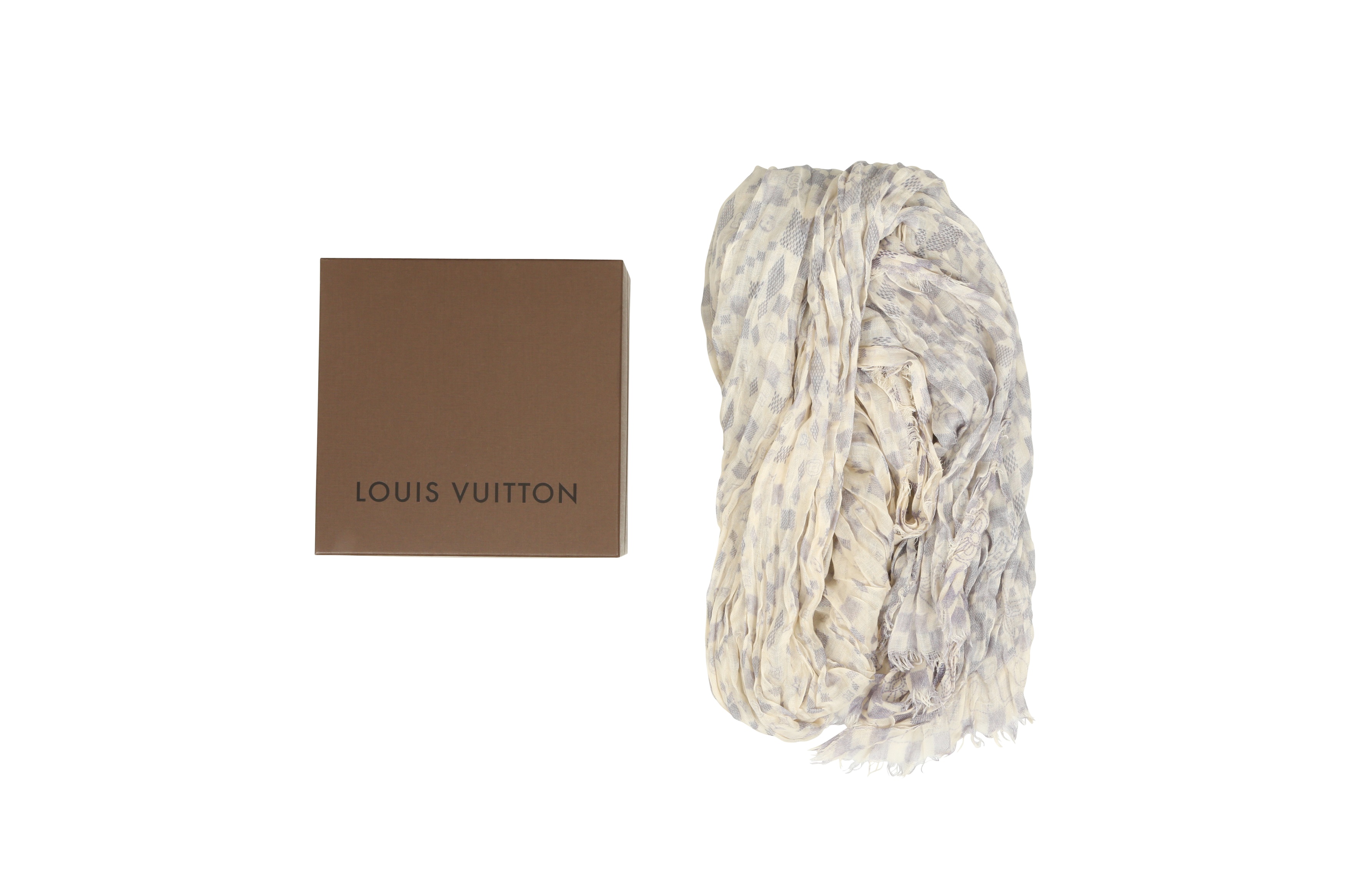 Sold at Auction: Cashmere-Schal, Louis Vuitton.