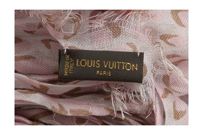 Lot 30 - Louis Vuitton Stephen Sprouse Pink Leopard Print Scarf
