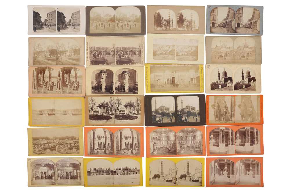 Lot 235 - Istanbul Stereoscopic cards, c.1865-1880s