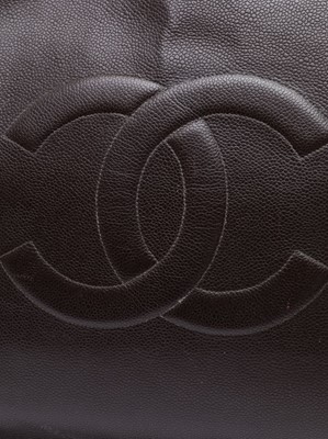 Lot 176 - Chanel Brown CC Logo Shopping Tote