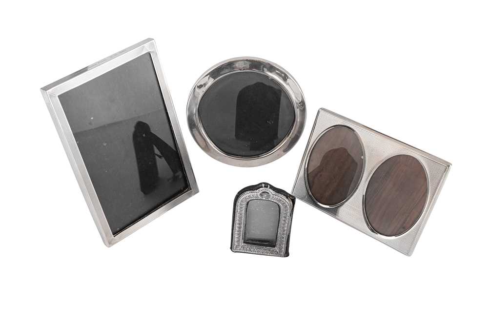 Lot 271 - FOUR MODERN STERLING SILVER PHOTOGRAPH FRAMES