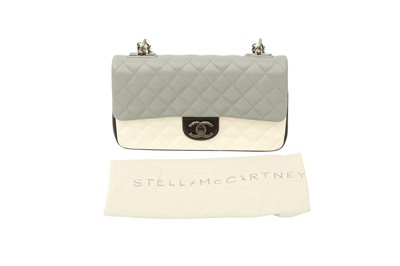 Lot 78 - Chanel Tri Colour Medium Single Flap Bag