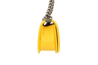 Lot 155 - λ Chanel Yellow Stingray Small Boy Bag