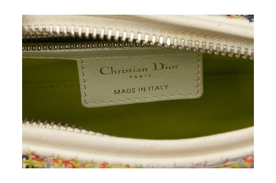 Lot 161 - Christian Dior Tweed Medium Lady Dior Bag