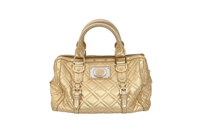 Lot 291 - Versace Gold Madonna Snap Out Of It Bag