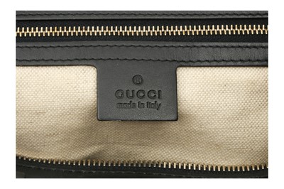 Lot 126 - Gucci Beige Monogram Web Boston Bag