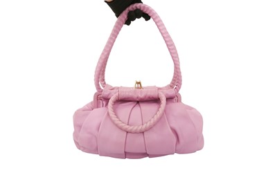 Lot 73 - Christian Louboutin Lilac Shoe Clasp Shoulder Bag